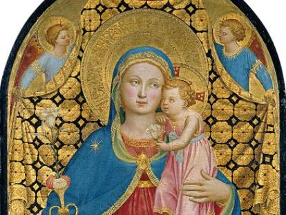 La Virgen de la Humildad, cuadro de Fra Angelico fechado hacia 1433-1435.