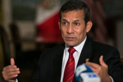 En la imagen, el presidente de Perú, Ollanta Humala. EFE/Archivo