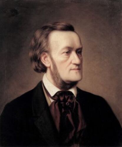 Richard Wagner, visto por Caesar Willich (1862).