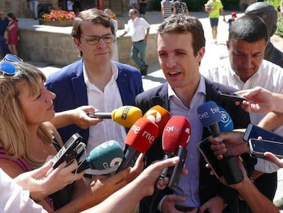 Popular Party leader Pablo Casado.