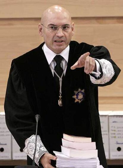 El juez Javier Gómez Bermúdez, que presidió el juicio por los atentados del 11-M.