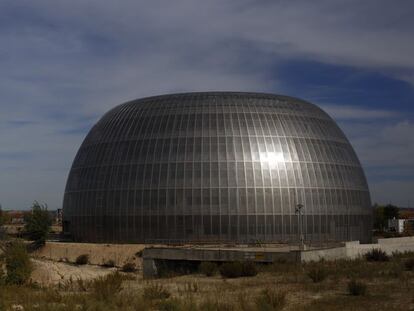 Instituto de Medicina Legal, único edificio construido en la fallida Ciudad de la Justicia de Madrid, en Valdebebas.
