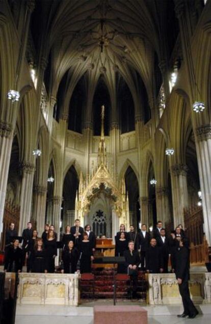 Concierto en la catedral de St. Patrick, en Nueva York, en diciembre de 2005.