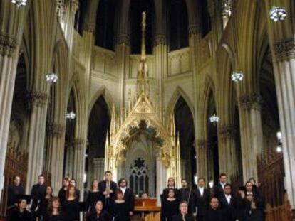 Concierto en la catedral de St. Patrick, en Nueva York, en diciembre de 2005.