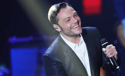 El cantante Tiziano Ferro en Milán, Italia, en noviembre de 2017.