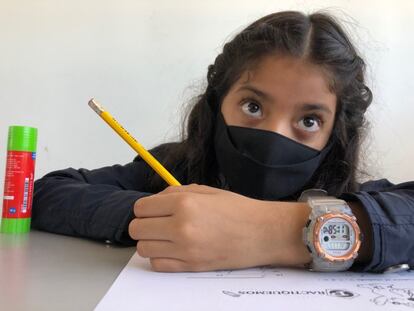 Weedney Oporta es estudiante de tercer grado de la escuela La Carpio, en San José de Costa Rica.