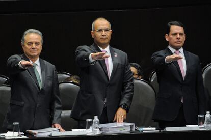 Carlos Alberto Treviño Medina PEMEX, Pedro Joaquín Coldwell, secretario de Energía; Jaime Francisco Hernández Martínez sobre caso Odebrecht