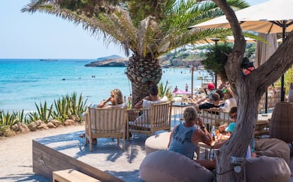 Terraza del Aiyanna Ibiza.