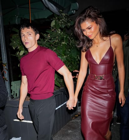 Tom Holland y Zendaya acudieron juntos al evento del lanzamiento de Bero en Nueva York.