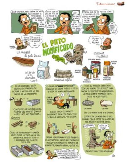 Ilustraciones del libro &#039;A comer y a beber&#039;,  de Guillaume Long (Editorial Salamandra).