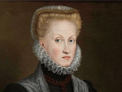 La reina Ana de Austria, por Sofonisba Anguissola.