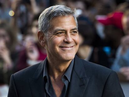 El actor George Clooney en la alfombra roja del festival de Toronto, en septiembre pasado. 