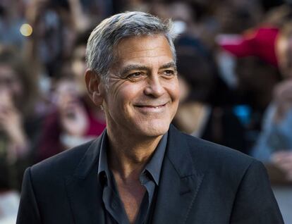 El actor George Clooney en la alfombra roja del festival de Toronto, en septiembre pasado. 