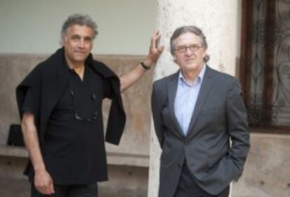 Joan Romero y Patrick Bellegarde en La Nau.