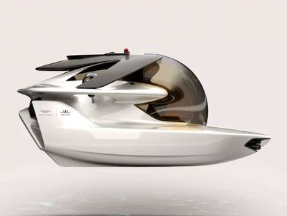 El submarino eléctrico de lujo de Aston Martin comienza su producción