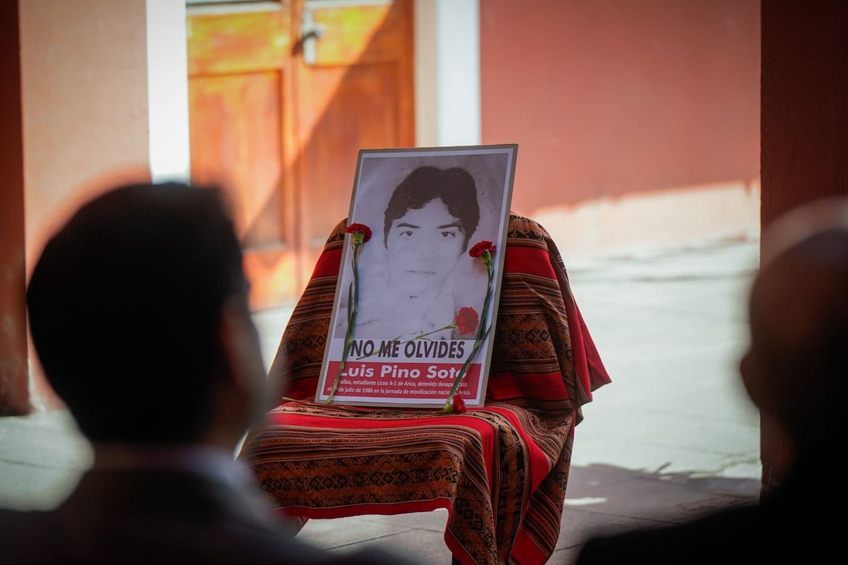 A 15-year-old teenager, missing since 1986, officially recognized as a victim of the Pinochet dictatorship