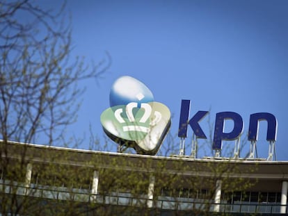 Logotipo de KPN.