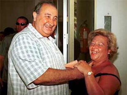 Jesús Gil, durante su comparecencia en los juzgados de Marbella.