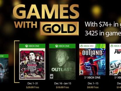 Juegos gratis para Xbox One y Xbox 360 en diciembre de 2016