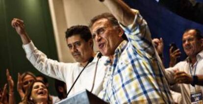 Miguel Ángel Yunes, candidato del PAN ganador en Veracruz.