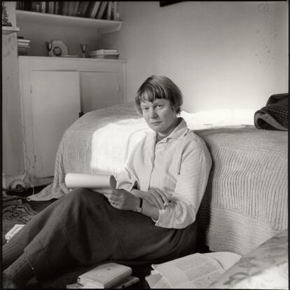 Dame (Jean) Iris Murdoch by Ida Kar, 1957.