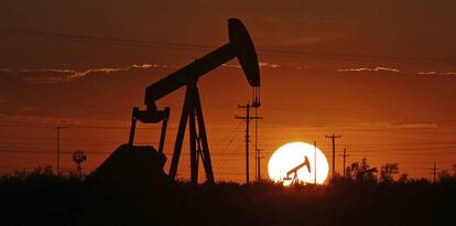 Pozo de petróleo en Texas.