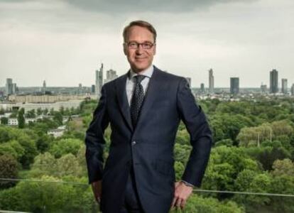 Jens Weidmann, presidente del Bundesbank, en Fráncfort (Alemania).