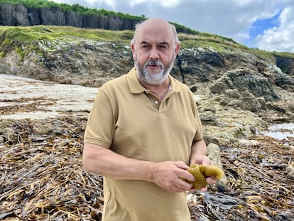 Antonio Muiños, propietario de Porto Muiños, en la Costa de Laxe.