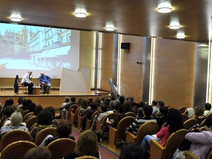 Una de las charlas del Hay Festival de Segovia.