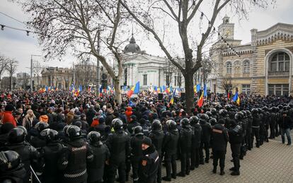 Protest in Moldova