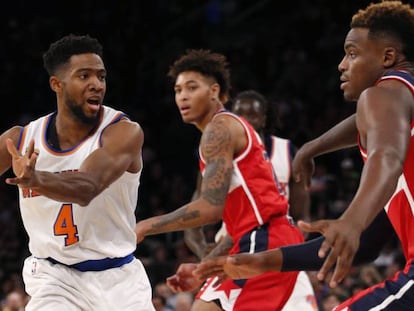 Chasson Randle, con los Knicks