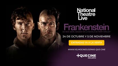 Cartel promocional de la obra 'Frankenstein' de National Theatre.