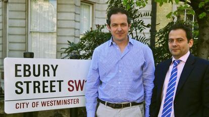 Juan Lobato, a la izquierda, y Salvador García montaron Ebury en 2009.