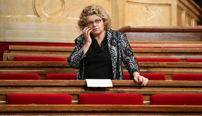 Marina Geli, al Parlament.