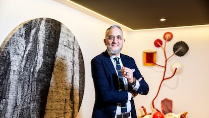 Alejandro Romero consejero delegado global de LLyc, fotografiado en la sede de la empresa en Madrid el 24 de abril.