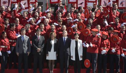 El lehendakari con la 24 promoción de la Ertzaintza