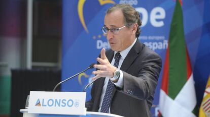 El candidato del Partido Popular a lehendakari, Alfonso Alonso.