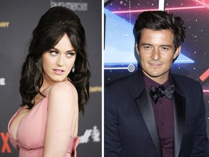 Katy Perry y Orlando Bloom.