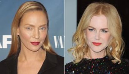 Uma Thurman y Nicole Kidman.