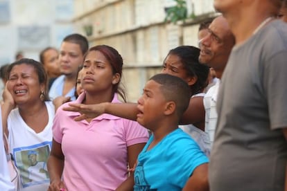 Parentes dos mortos do Cabula, em fevereiro.