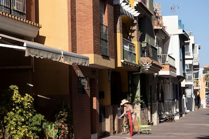 Viviendas del barrio El Palo, en Málaga, el 12 de julio de 2024.