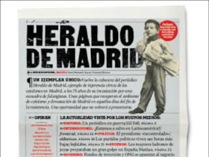 Portada del especial 'Heraldo de Madrid'.