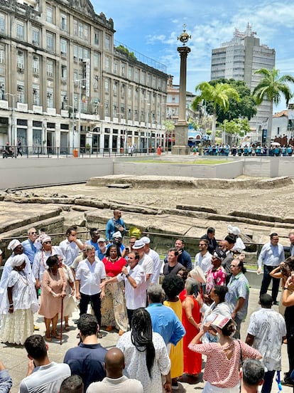 Muelle Cais do Valongo en Río de Janeiro