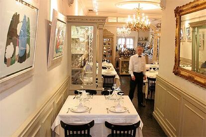 Comedor de El Manjar, en A Coruña, restaurante de José Manuel Crespo.