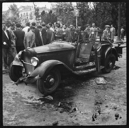 Coche quemado, 19-21 de julio de 1936.