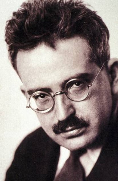 Retrato del escritor Walter Benjamin.