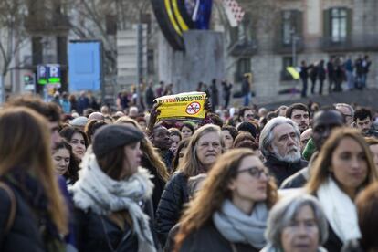 La manifestaci&oacute; de Barcelona.