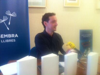 Joan Carles Girbés, en la presentación de su nueva editorial
