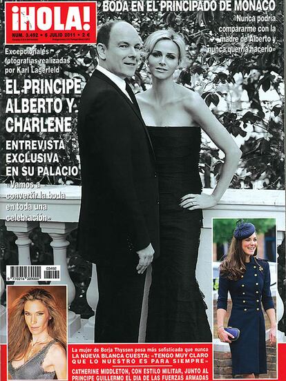 Portada de la revista '¡Hola!'