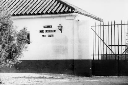 El cortijo Los Galindos en 1975.